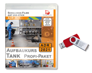 Gefahrgut-Film-Paket Aufbaukurs Tank gem 8.2 ADR 2023 – USB