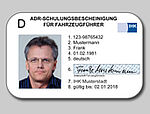 ADR-Schulungsbescheinigung ADR-Schulungsbescheinigung