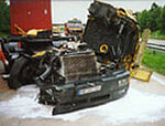 Unfall Zwischenfall LKW Unfall Zwischenfall LKW